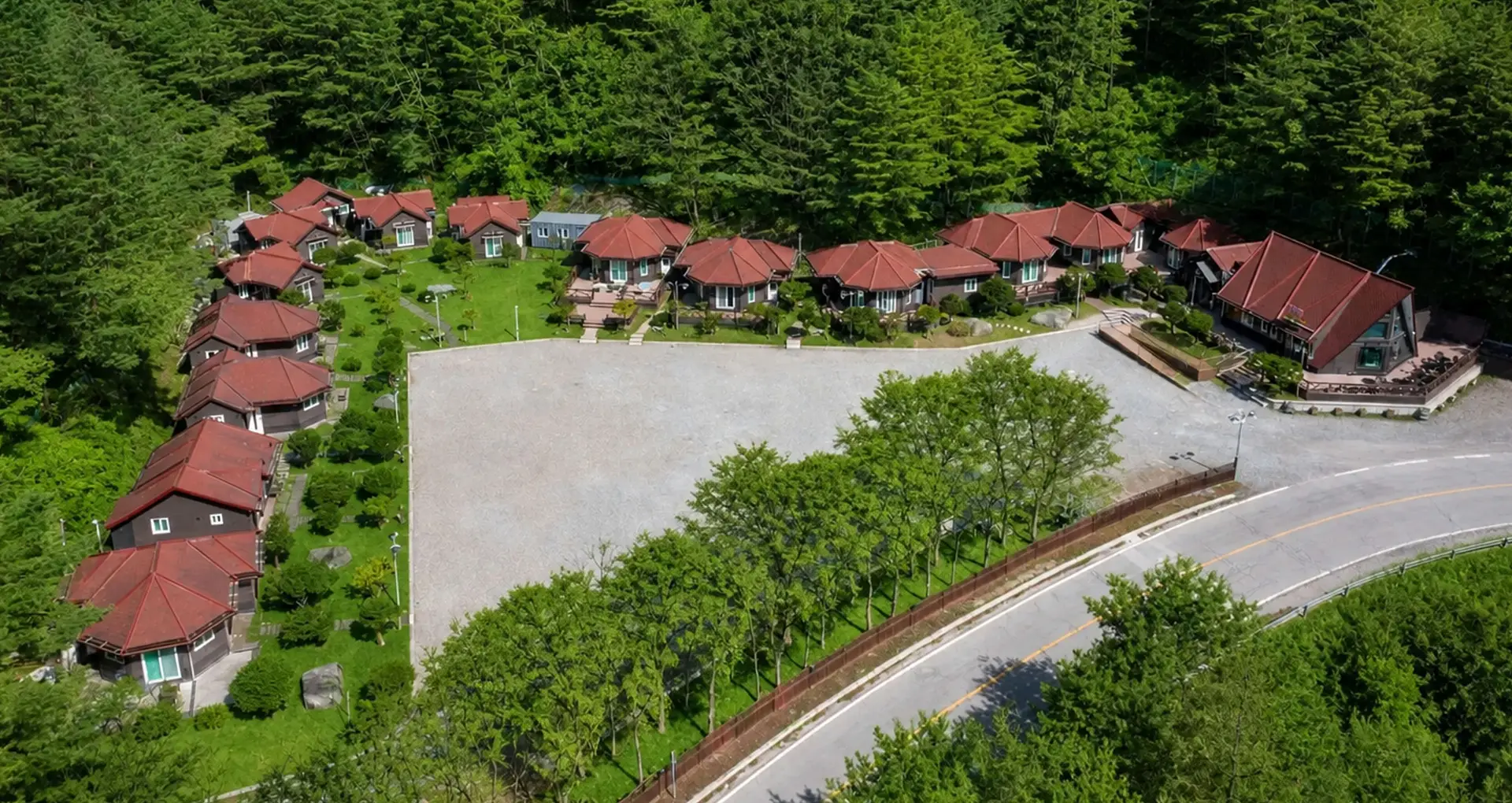 장산콘도 전경